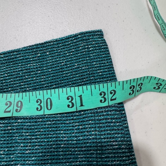 Anim Women Wide Leg Pant Turquoise Size Small - Picture 8 of 8